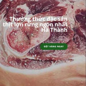 Thịt lợn rừng sinh học Cẩm Đình